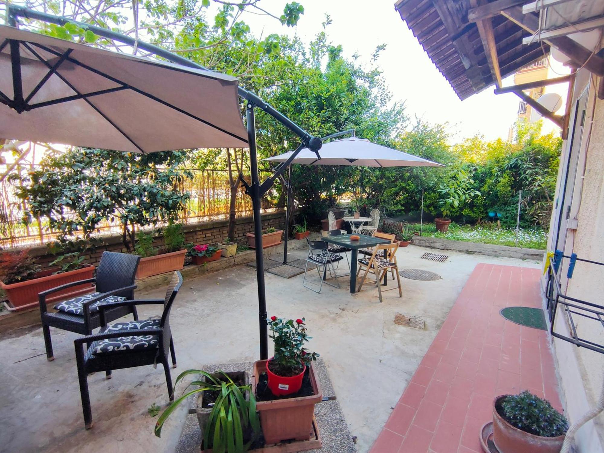 Ferienwohnung Bibbi's Garden Rom Exterior foto