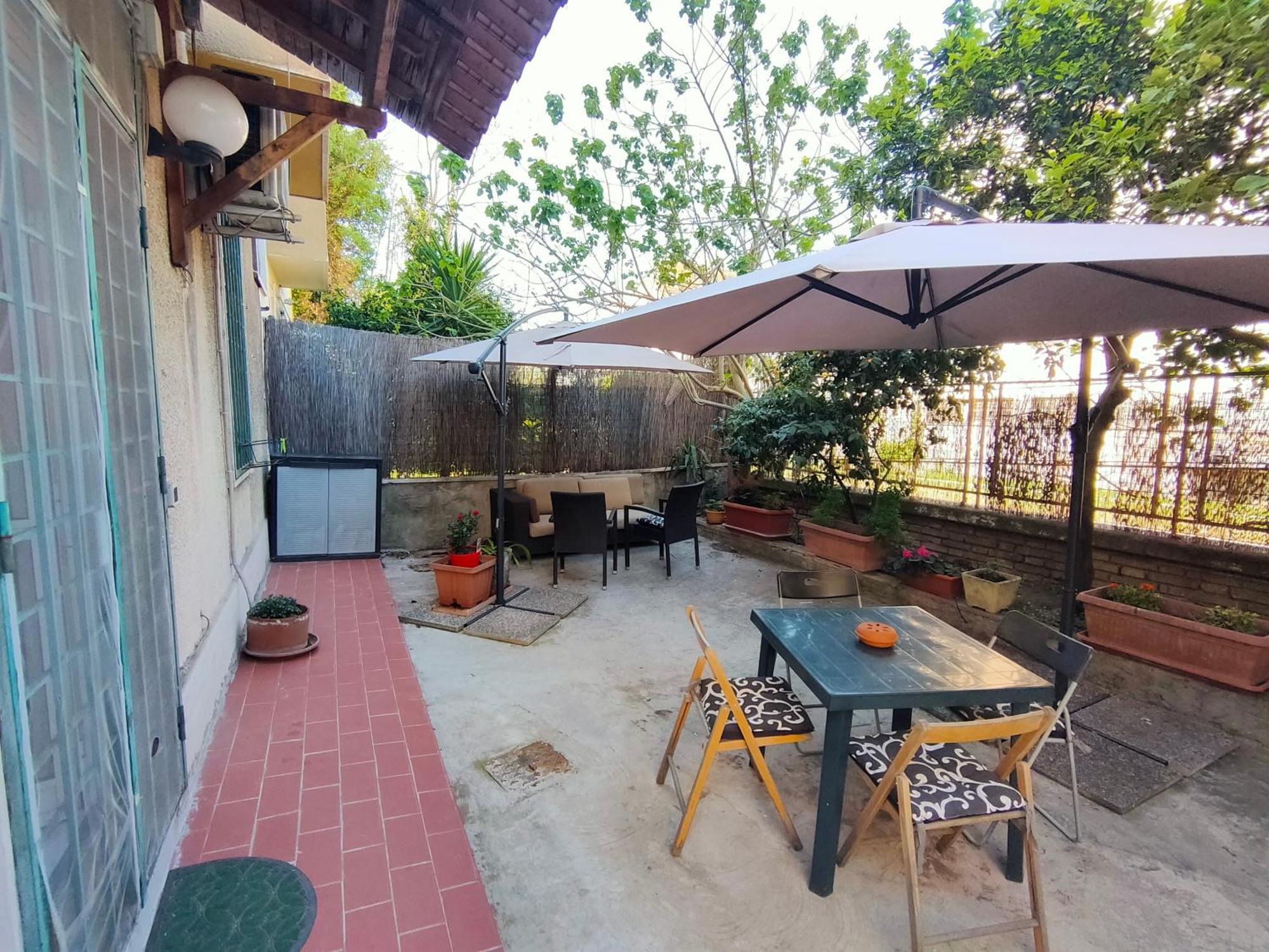 Ferienwohnung Bibbi's Garden Rom Exterior foto